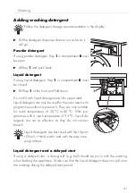 Preview for 41 page of V-ZUG Adora SLX Operating Instructions Manual