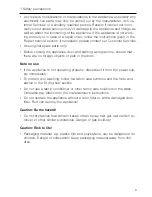 Preview for 9 page of V-ZUG Adora TL WP Operating Instructions Manual