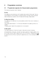 Preview for 18 page of V-ZUG Adora TL WP Operating Instructions Manual