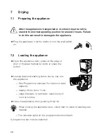 Preview for 28 page of V-ZUG Adora TL WP Operating Instructions Manual