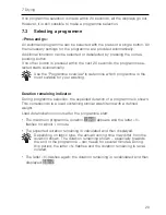 Preview for 29 page of V-ZUG Adora TL WP Operating Instructions Manual