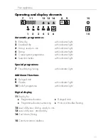 Preview for 11 page of V-ZUG Adora TLA Operating Instructions Manual