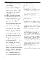 Preview for 6 page of V-ZUG Adora TS WP Operating Instructions Manual