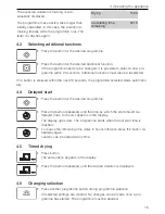 Предварительный просмотр 15 страницы V-ZUG Adora TS WP Operating Instructions Manual