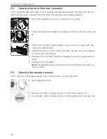 Предварительный просмотр 22 страницы V-ZUG Adora TS WP Operating Instructions Manual