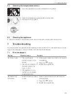 Предварительный просмотр 23 страницы V-ZUG Adora TS WP Operating Instructions Manual