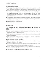 Предварительный просмотр 7 страницы V-ZUG Adora TSA Operating Instructions Manual