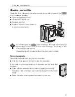 Предварительный просмотр 31 страницы V-ZUG Adora TSA Operating Instructions Manual