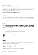 Preview for 2 page of V-ZUG Adora TSL WP Operating Instructions Manual