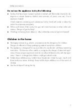 Preview for 7 page of V-ZUG Adora TSL WP Operating Instructions Manual