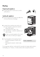 Предварительный просмотр 30 страницы V-ZUG Adora TSL WP Operating Instructions Manual