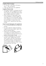 Preview for 7 page of V-ZUG AdoraDish V2000 Operating Instructions Manual