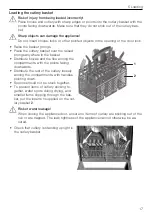 Предварительный просмотр 17 страницы V-ZUG AdoraDish V2000 Operating Instructions Manual