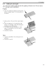 Предварительный просмотр 23 страницы V-ZUG AdoraDish V2000 Operating Instructions Manual