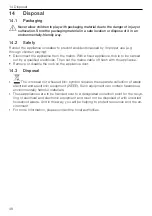 Preview for 48 page of V-ZUG AdoraDish V2000 Operating Instructions Manual