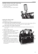 Предварительный просмотр 21 страницы V-ZUG AdoraDish V6000 OptiLift Operating Instructions Manual