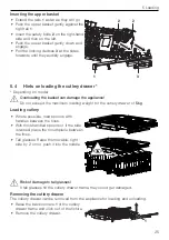 Предварительный просмотр 25 страницы V-ZUG AdoraDish V6000 OptiLift Operating Instructions Manual