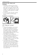 Preview for 8 page of V-ZUG AdoraDry V2000 Operating Instructions Manual