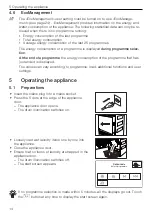 Предварительный просмотр 14 страницы V-ZUG AdoraDry V2000 Operating Instructions Manual