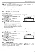 Предварительный просмотр 19 страницы V-ZUG AdoraWash V2000 Operating Instructions Manual