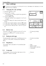 Preview for 24 page of V-ZUG AdoraWash V2000 Operating Instructions Manual