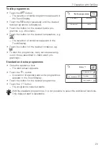 Предварительный просмотр 23 страницы V-ZUG AdoraWash V4000 OptiDos Operating Instructions Manual