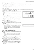 Preview for 25 page of V-ZUG AdoraWash V4000 OptiDos Operating Instructions Manual