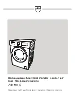 Предварительный просмотр 1 страницы V-ZUG Adorina S Operating Instructions Manual