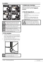 Предварительный просмотр 3 страницы V-ZUG Adorina TS WP Installation Instructions Manual