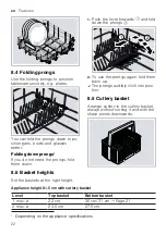 Preview for 22 page of V-ZUG Adorina V200 Information For Use