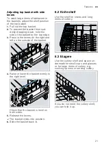 Preview for 21 page of V-ZUG Adorina V400 Information For Use