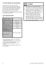 Preview for 8 page of V-ZUG AdorinaDry V200 Operating Instructions Manual