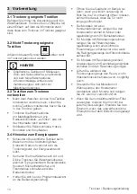 Preview for 10 page of V-ZUG AdorinaDry V200 Operating Instructions Manual