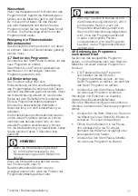 Preview for 17 page of V-ZUG AdorinaDry V200 Operating Instructions Manual