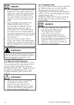 Preview for 18 page of V-ZUG AdorinaDry V200 Operating Instructions Manual