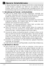 Preview for 3 page of V-ZUG AdorinaLavage V400 Operating Instructions Manual