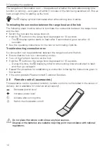 Preview for 14 page of V-ZUG AE4T-64009 Operating Instructions Manual