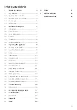 Preview for 3 page of V-ZUG AiroClearCabinet V400 Operating Instructions Manual