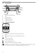 Preview for 8 page of V-ZUG AiroClearCabinet V400 Operating Instructions Manual