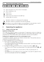 Preview for 9 page of V-ZUG AiroClearCabinet V4000 Operating Instructions Manual