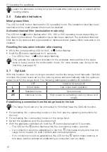 Preview for 12 page of V-ZUG AiroClearCabinet V4000 Operating Instructions Manual