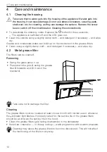 Предварительный просмотр 10 страницы V-ZUG AiroClearWall V2000 V90 Operating Instructions Manual