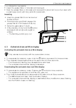 Предварительный просмотр 11 страницы V-ZUG AiroClearWall V2000 V90 Operating Instructions Manual