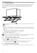 Предварительный просмотр 14 страницы V-ZUG AiroClearWall V4000 Operating Instructions Manual