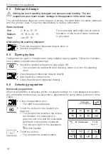 Preview for 18 page of V-ZUG AW V6000 Operating Instructions Manual