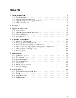 Предварительный просмотр 3 страницы V-ZUG BCHSE Operating Instructions Manual