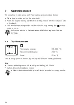 Предварительный просмотр 34 страницы V-ZUG BCSEP Operating Instructions Manual