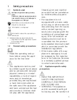 Preview for 5 page of V-ZUG BCSEPZ60 Operating Instructions Manual