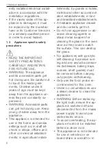 Preview for 6 page of V-ZUG BCSLPZ60 Operating Instructions Manual