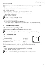 Preview for 13 page of V-ZUG BCSLPZ60 Operating Instructions Manual